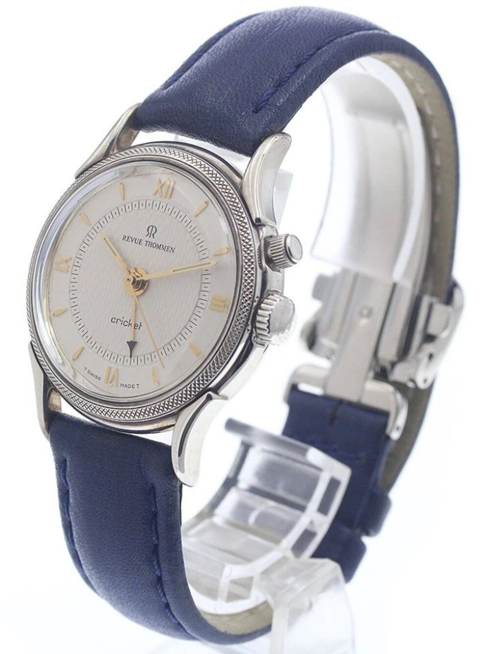 REVUE THOMMEN cricket 8050001 SV925 alarm Hand Winding Men's Watch_955354